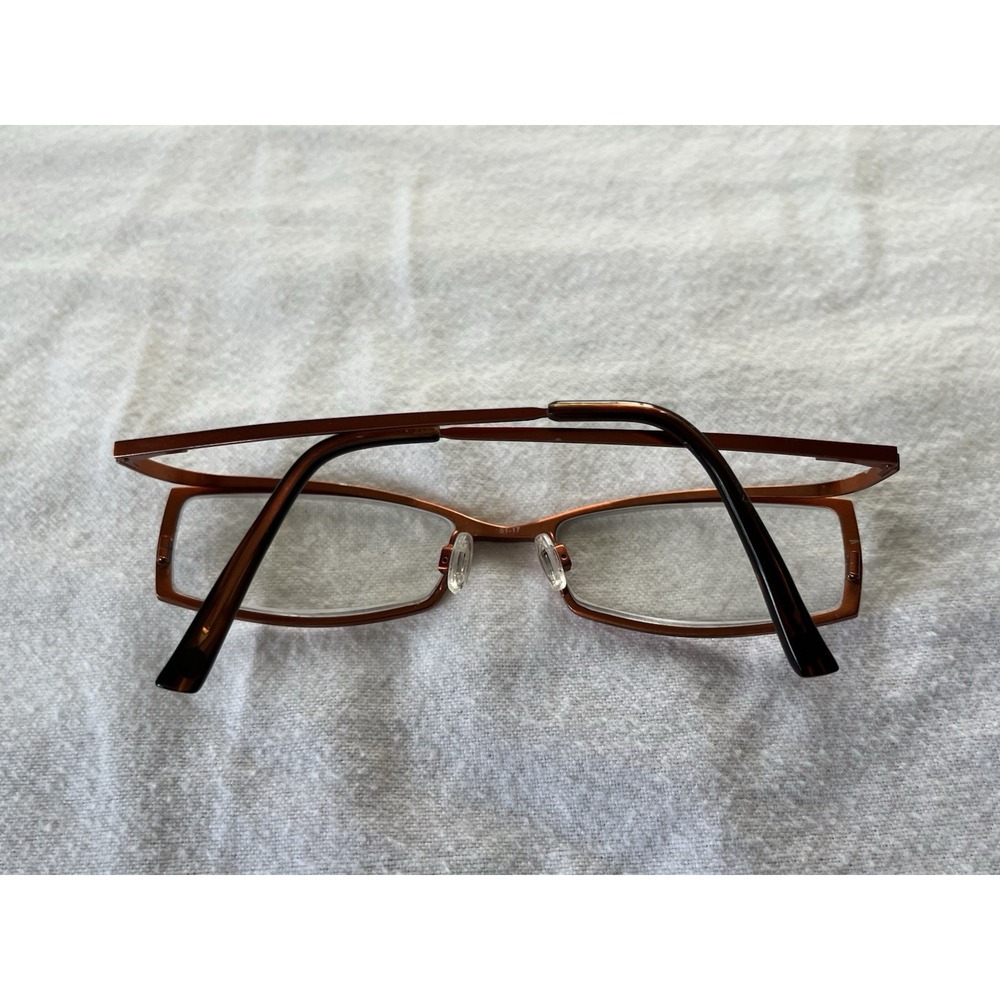 FYSH 3305 573 ORANGE AUTHENTIC DESIGNER FRAMES EYEGLASSES 51-17-135 - Picture 2 of 12